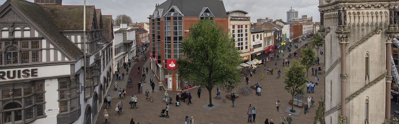 Clock Tower artist impression - connecting Leicester