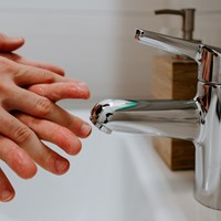 Washing hands